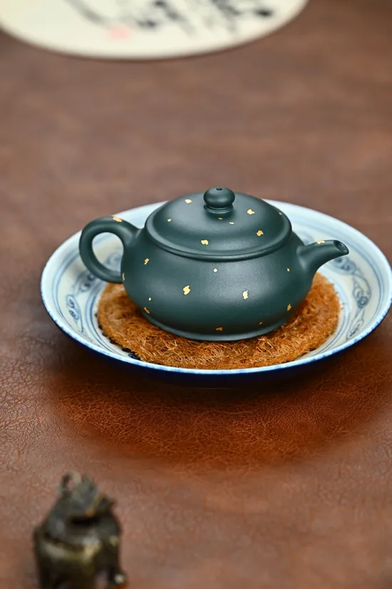 Zisha Teapots: Sumatra blue clay | seven-hole spout 4