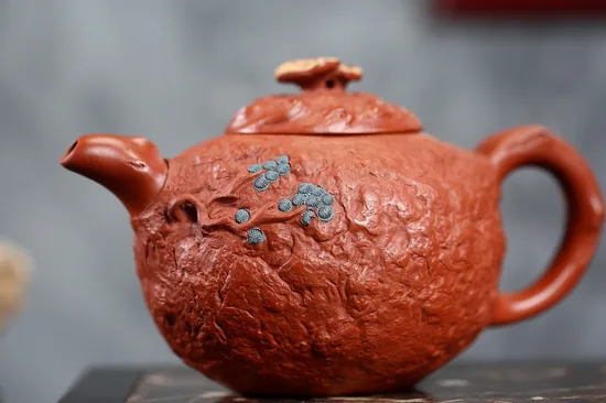 Zisha Teapots: Da Hong Pao clay | 400cc capacity 2