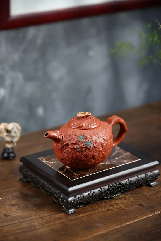 Zisha Teapots: Da Hong Pao clay | 400cc capacity 3