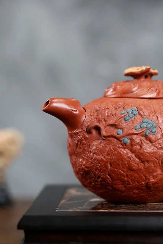 Zisha Teapots: Da Hong Pao clay | 400cc capacity 5