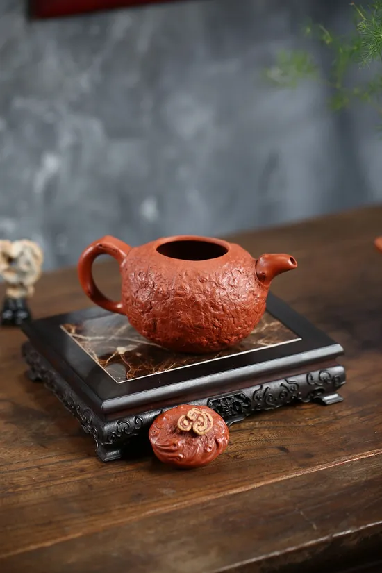Zisha Teapots: Da Hong Pao clay | 400cc capacity 6