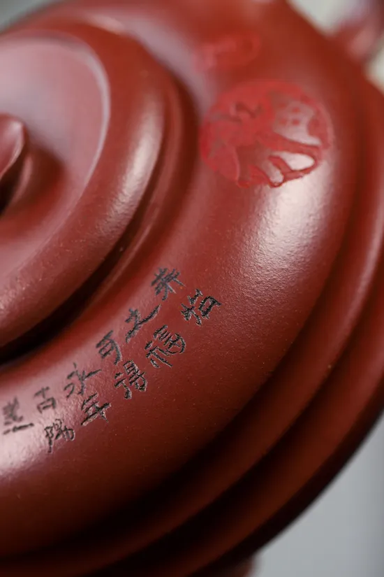 Zisha Teapots: Dragon's Blood clay | Yuan Lianyun | 350ml 6