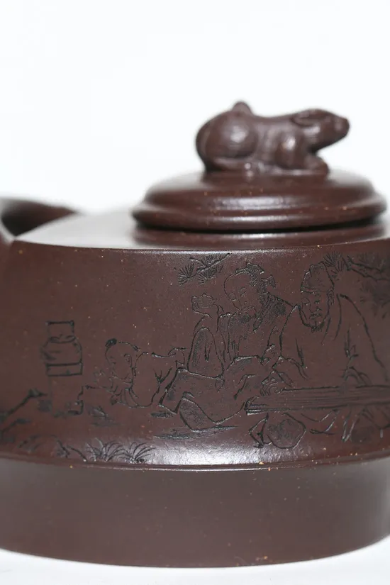 Zisha Teapots: original old purple clay | 270cc 2