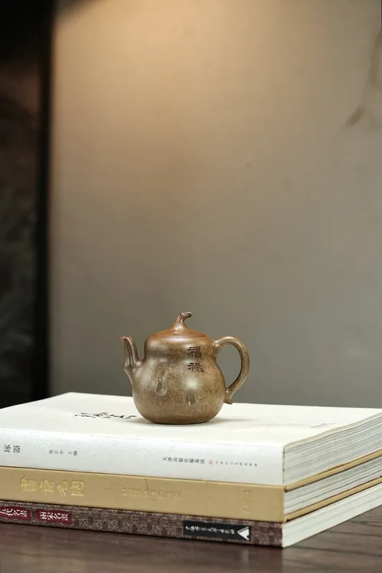 Zisha Teapots: Duan clay | Hulu Fortune design | 130cc capacity 3