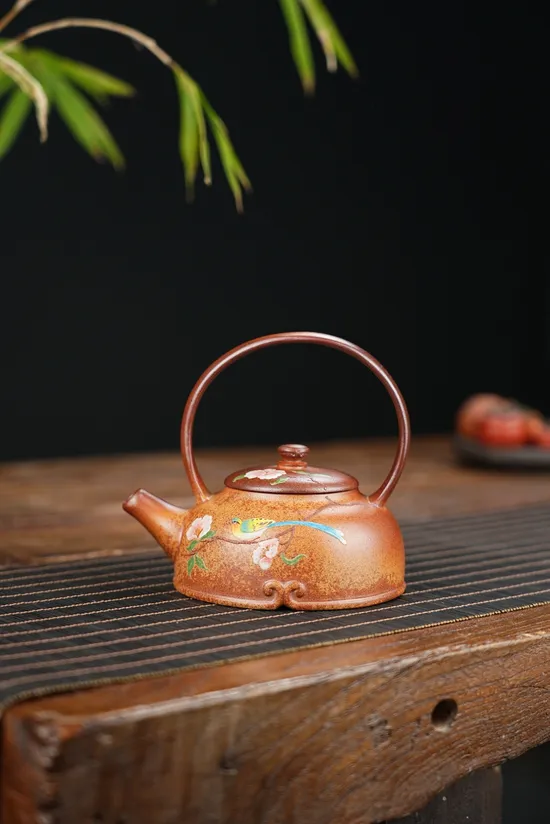 Yixing Zisha Teapot | Artisan Crafted Clay Pot with Agarwood Clay 4