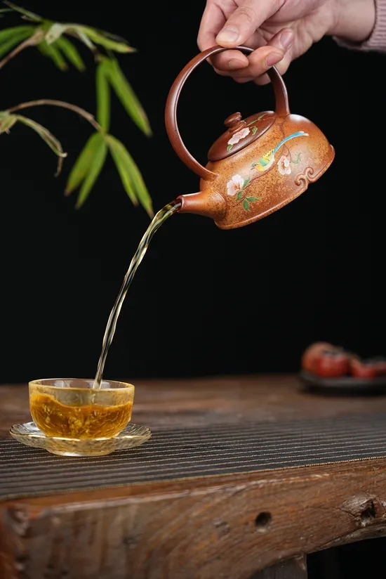 Yixing Zisha Teapot | Artisan Crafted Clay Pot with Agarwood Clay 6