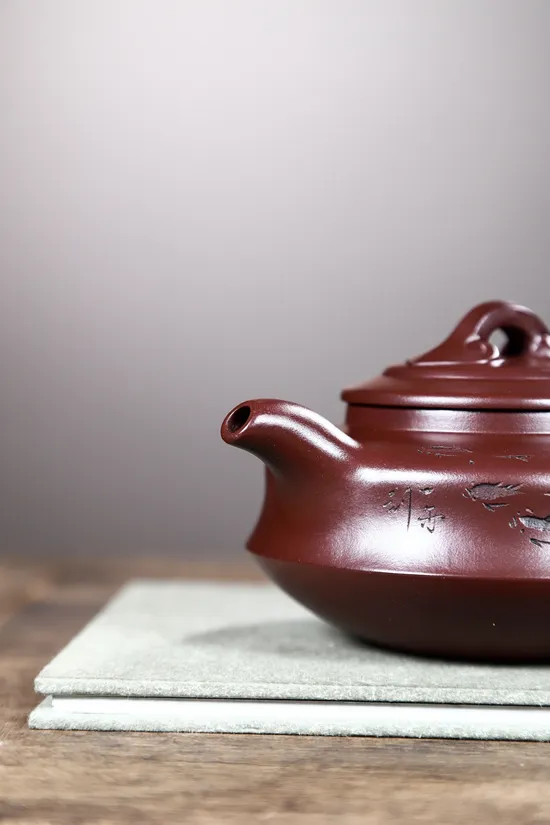 Premium Yixing Zisha Clay Teapot Xiangru Ruyi | Artisan Collaboration 6