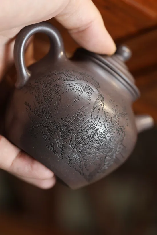 Yixing Clay Teapot Handcrafted Artisan Zisha Ceramic Collectible 1