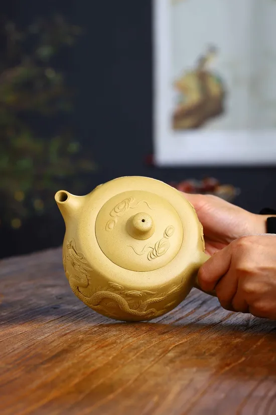 Zisha Teapots: Dragon and Phoenix Auspiciousness · Horizon | He Qixian 2