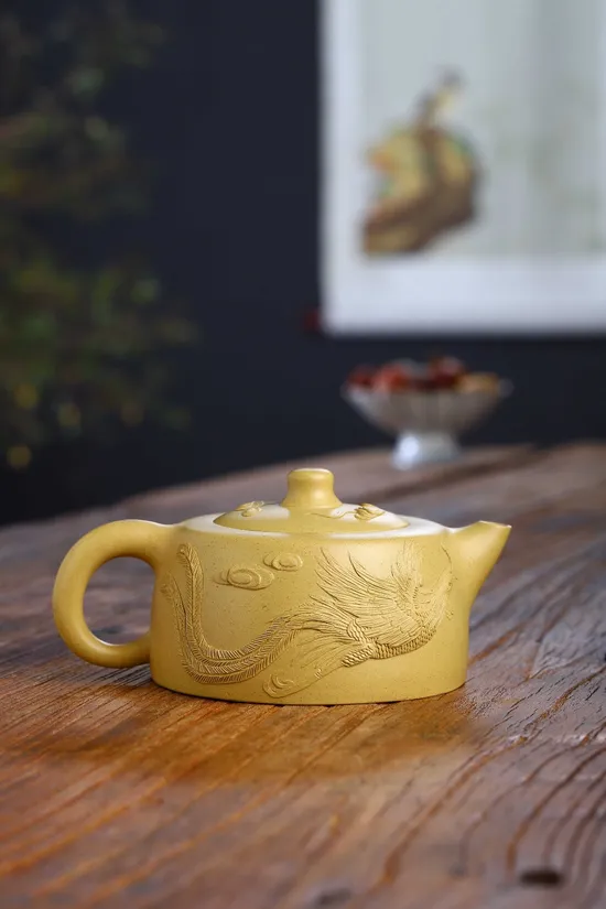Zisha Teapots: Dragon and Phoenix Auspiciousness · Horizon | He Qixian 4