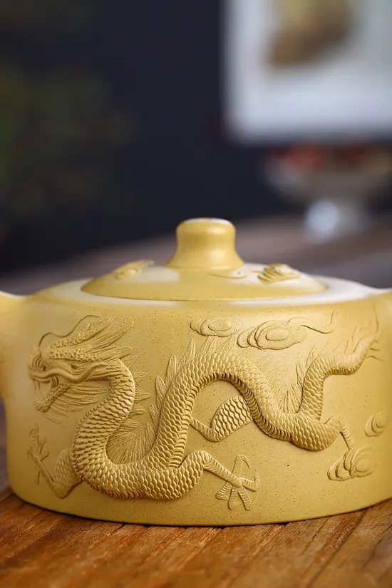 Zisha Teapots: Dragon and Phoenix Auspiciousness · Horizon | He Qixian 8