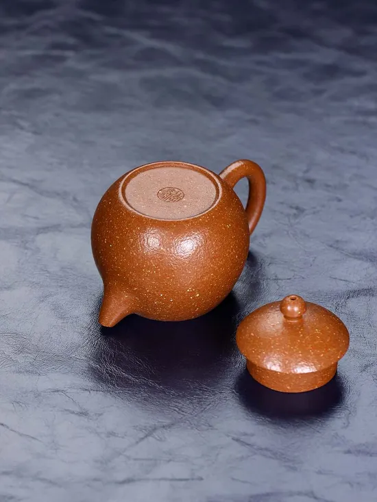 Yixing Zisha Teapot, Handcrafted Purple Clay Pottery with Certification 1