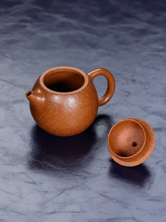 Yixing Zisha Teapot, Handcrafted Purple Clay Pottery with Certification 3