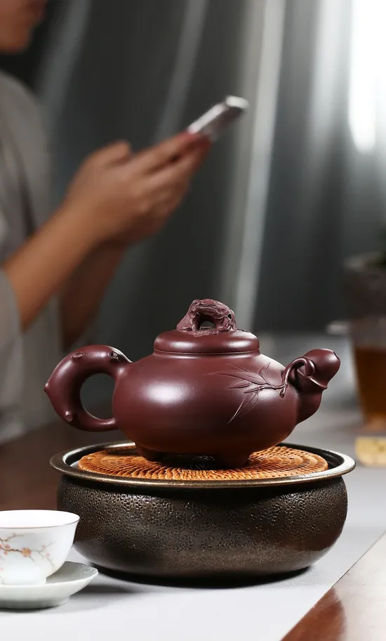 Zisha Teapots: Three Friends of Winter | Gao Junjie 8