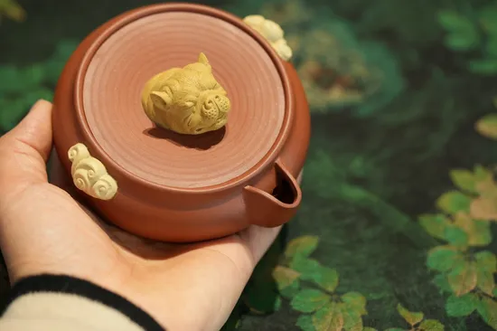 Handcrafted Yixing Clay Teapot | Artisan Zisha Tea Pot 180cc 5