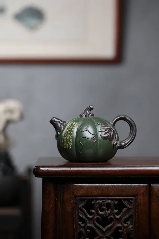 Zisha Teapots: Shen Jiankang | Gourd-shaped 3
