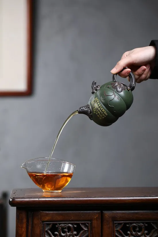 Zisha Teapots: Shen Jiankang | Gourd-shaped 4