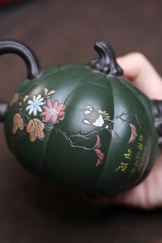 Zisha Teapots: Shen Jiankang | Gourd-shaped 8