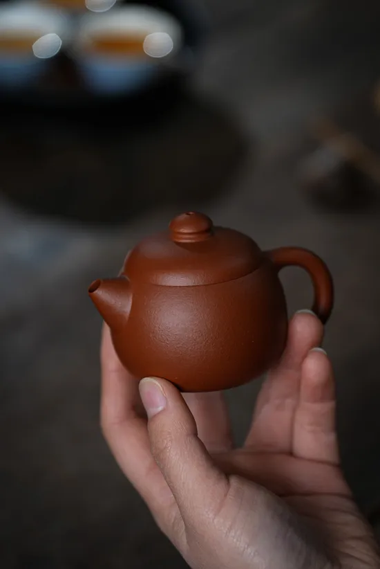 Premium Yixing Zisha Teapot – Handcrafted Red Clay, 100cc 7