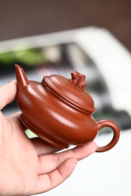 Zisha Teapots: Jade Rabbit Level | Premium Wrinkled Red Clay 8