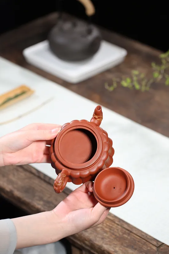 Premium Yixing Zisha Teapot - Master Wu Jianqiang's 20CC Dragon Artistry 3