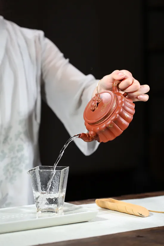 Premium Yixing Zisha Teapot - Master Wu Jianqiang's 20CC Dragon Artistry 5