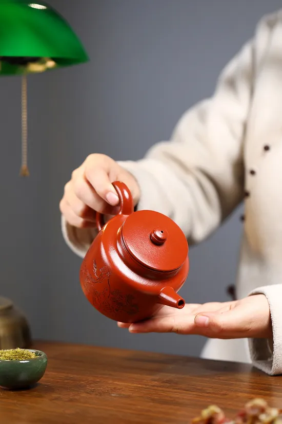 Premium Handcrafted Yixing Zisha Teapot | Artisan Clay Teapot Collection 5
