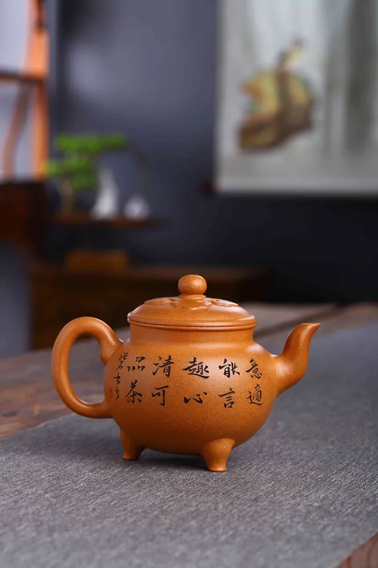 Yixing Clay Teapot - Handcrafted Collector's Artistry by Feng Xinghua 3