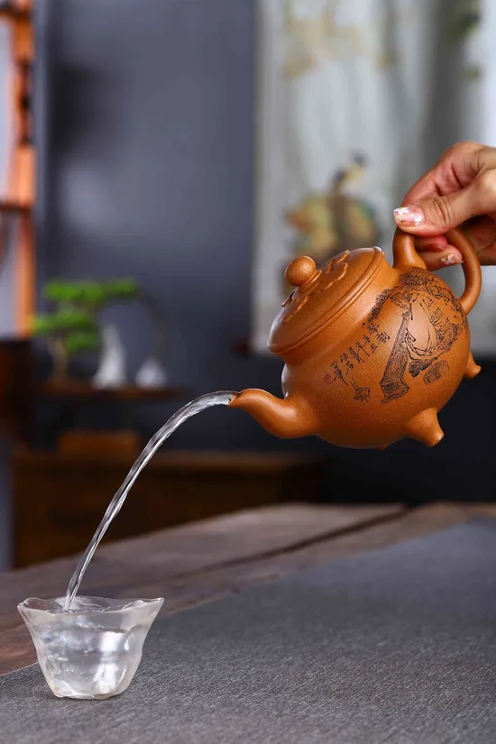Yixing Clay Teapot - Handcrafted Collector's Artistry by Feng Xinghua 4