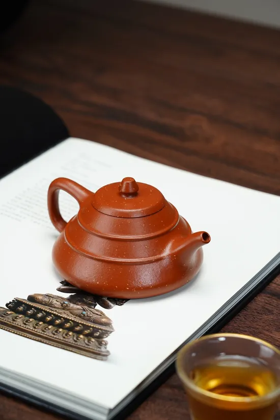 Yixing Zisha Teapot | Handcrafted 20cc Purple Clay Pot with Classic Design 2