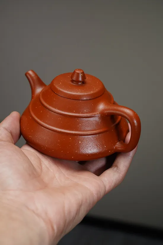 Yixing Zisha Teapot | Handcrafted 20cc Purple Clay Pot with Classic Design 3