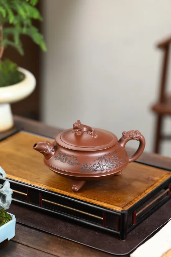 Zisha Teapots: Chi Dragon Zhou Pan | 2100 CNY 1