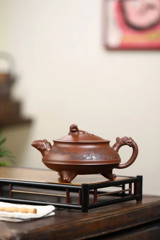 Zisha Teapots: Chi Dragon Zhou Pan | 2100 CNY 2