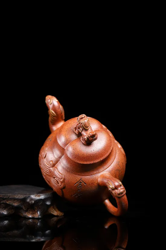 Zisha Teapots: jade-green gold clay | ancient dragon kiln wood-firing 2