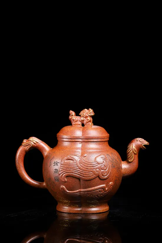 Zisha Teapots: jade-green gold clay | ancient dragon kiln wood-firing 3