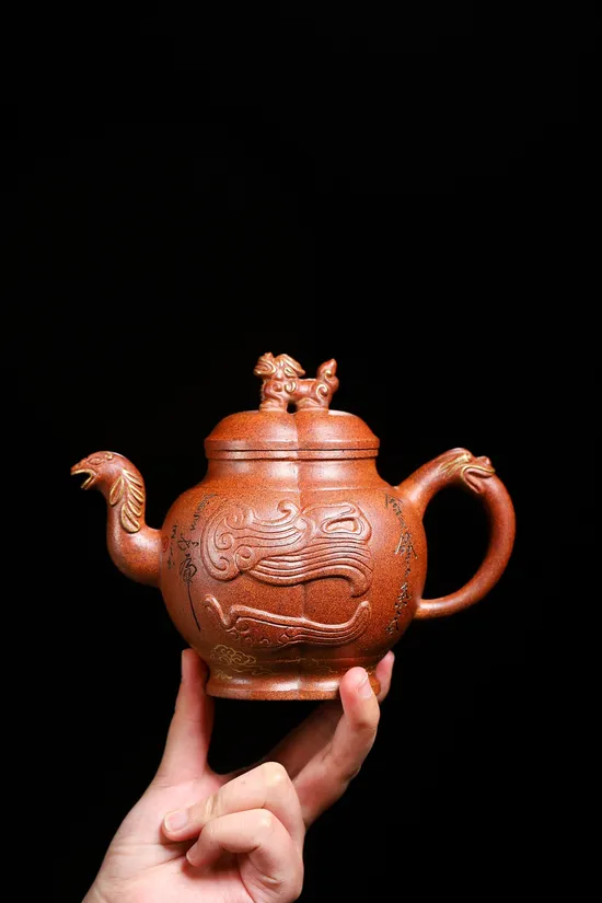 Zisha Teapots: jade-green gold clay | ancient dragon kiln wood-firing 6