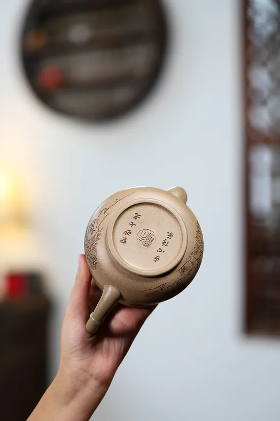 Premium Yixing Zisha Teapot - Handmade Artisan Clay Teapot 6