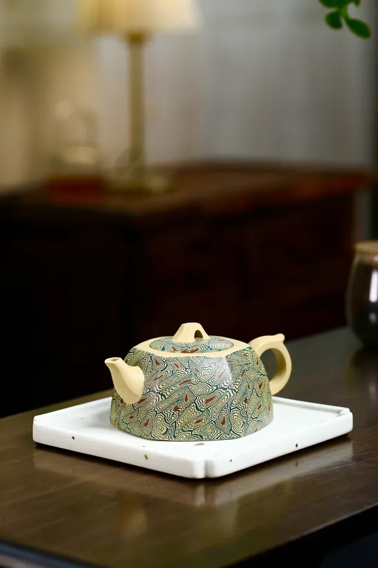 Zisha Teapots: Hexagonal Well Barrier | duanní clay 4