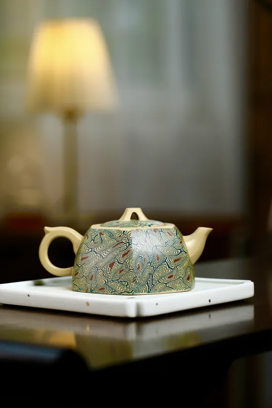 Zisha Teapots: Hexagonal Well Barrier | duanní clay 5