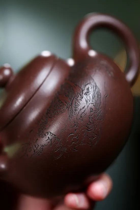 Zisha Teapots: aged Huanglong Mountain sedimentary purple clay | 2100 CNY 3