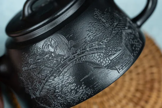 Yixing Zisha Teapot | Artisan Clay Jinglan | Da Hong Pao Ceramic 2