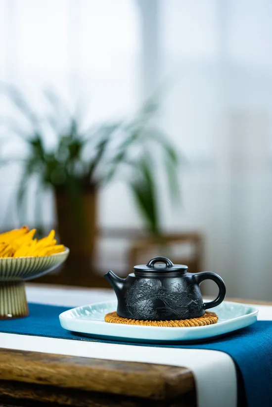 Yixing Zisha Teapot | Artisan Clay Jinglan | Da Hong Pao Ceramic 3