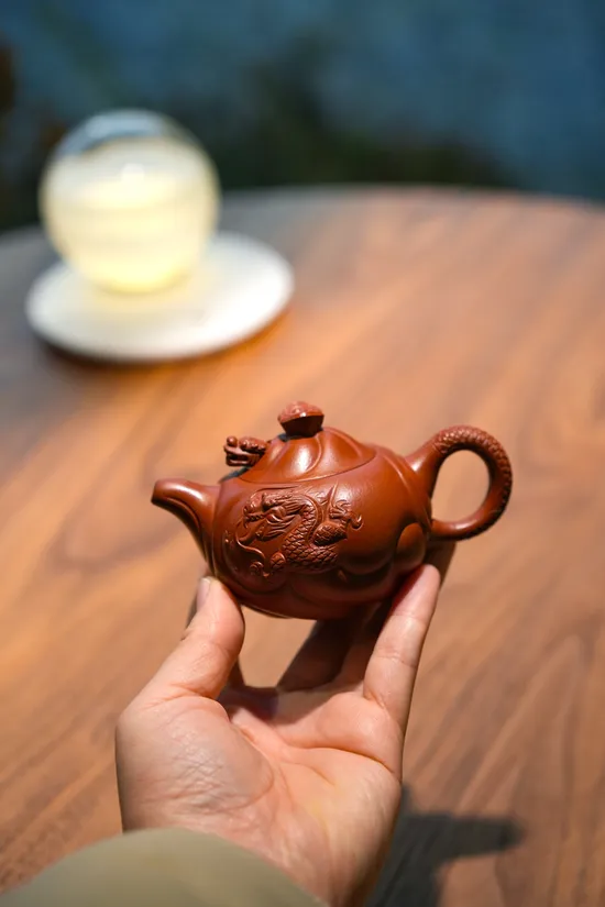 Zisha Teapots: Da Hong Pao clay | Fish Turning into Dragon 2