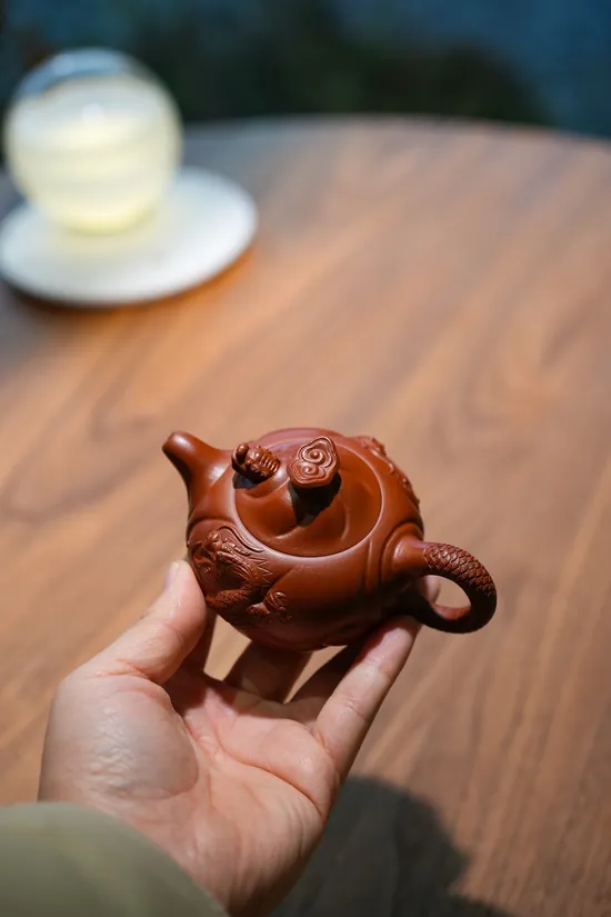 Zisha Teapots: Da Hong Pao clay | Fish Turning into Dragon 3