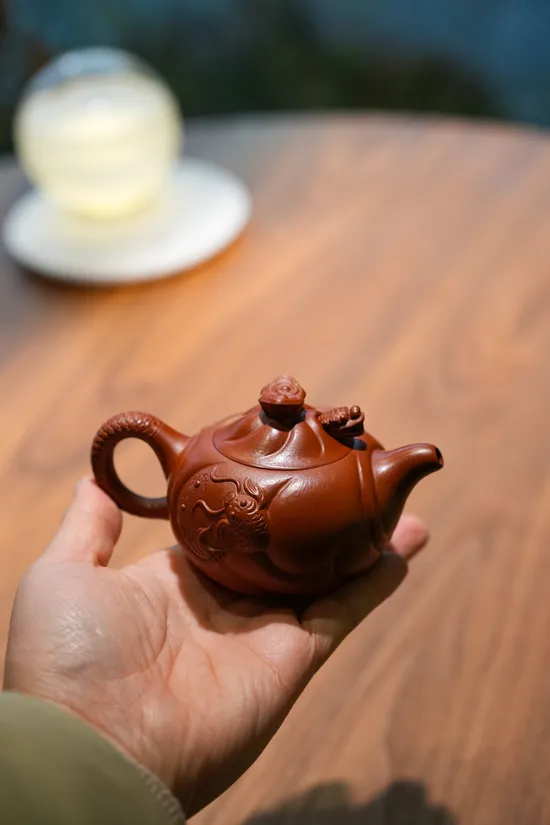 Zisha Teapots: Da Hong Pao clay | Fish Turning into Dragon 4
