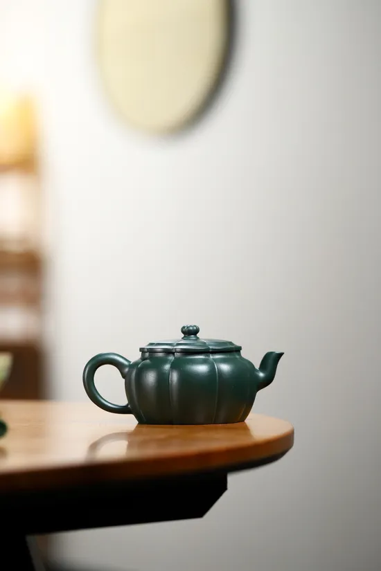 Yixing Zisha Teapot | Handcrafted Republic Green Clay Artistry 2