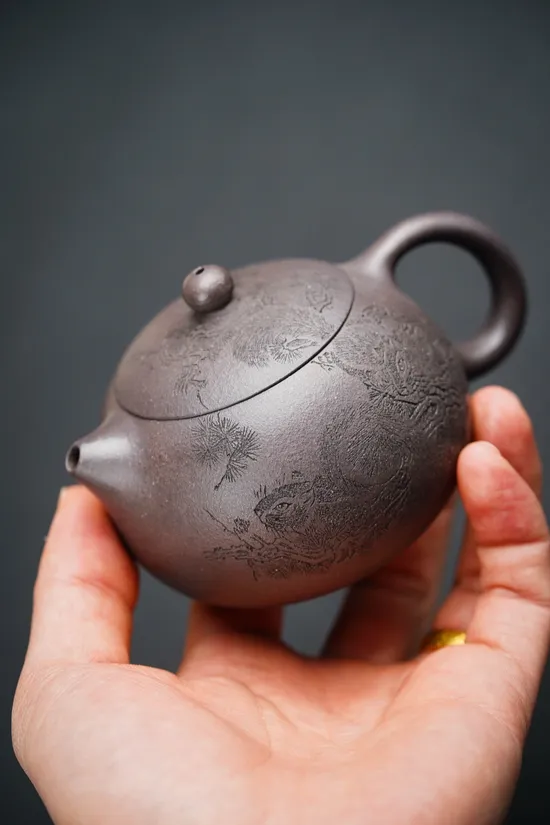 Zisha Teapots: Qinghuini clay | 180cc capacity 4