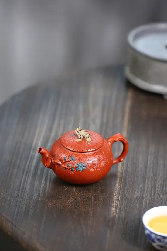 Zisha Teapots: National-Level Artisan Bao Yuhua | Da Hongpao clay 5