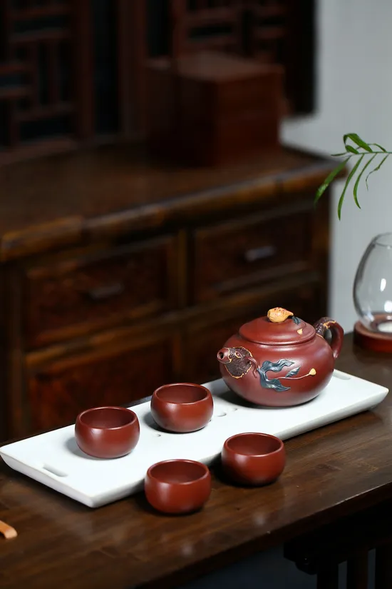 Zisha Teapots: premium purple gold clay | Fan Zhen 6