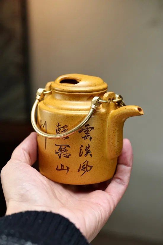 Zisha Teapots: Golden-duan clay | Classic Yangtong | 270cc capacity 7